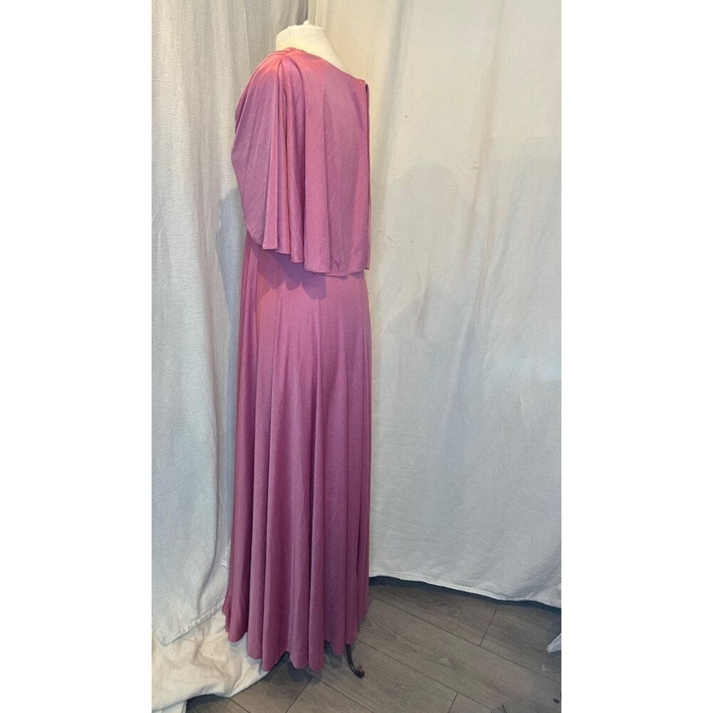 Vintage CELYCE DESIGNS, INC Women's Formal Pink Long Dress with a small flaw - Picture 3 of 9